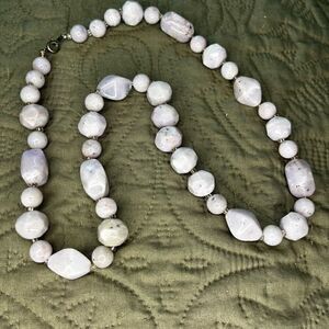 Necklace bluish, purplish